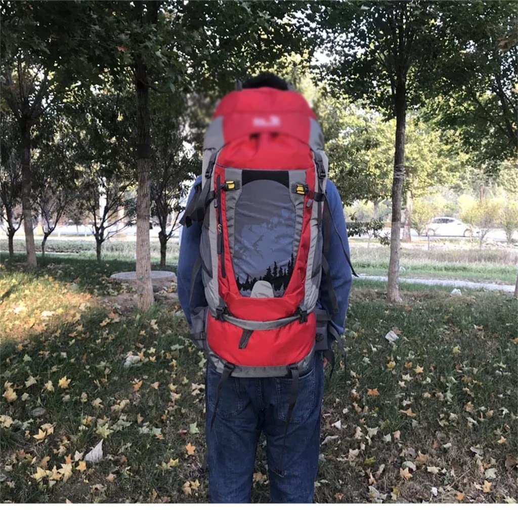 Plecak męski o dużej pojemności 80 l, kemping, turystyka, plecak outdoorowy, plecak podróżny