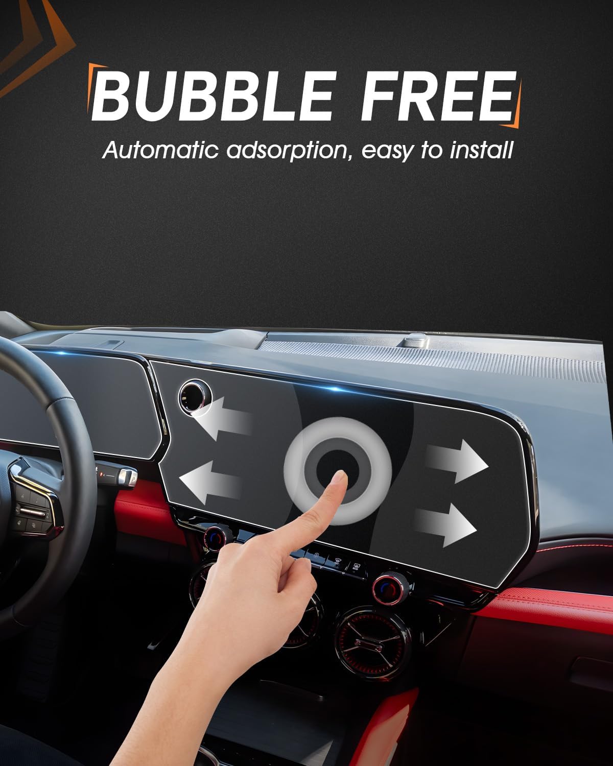 For 2024 2025 2026 Chevrolet Blazer EV Screen Protector - (2PCS) Matte Anti Glare Tempered Glass - Chevy Blazer EV (LT, RS) 17.7 Inch Touchscreen & 11 Inch Instrument Accessories
