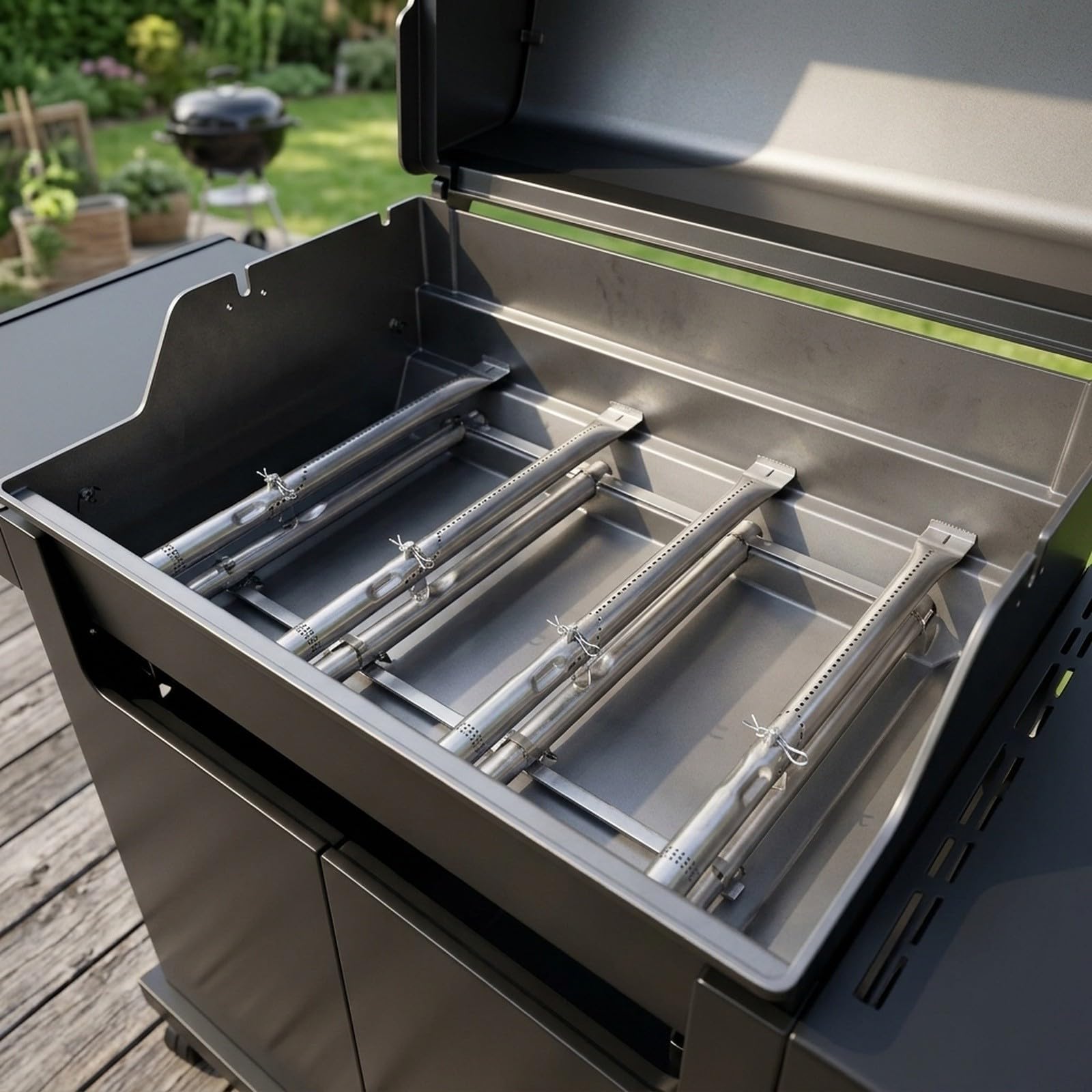 Tubo Bruciatore Telescopico 5-9 Pollici per BBQ