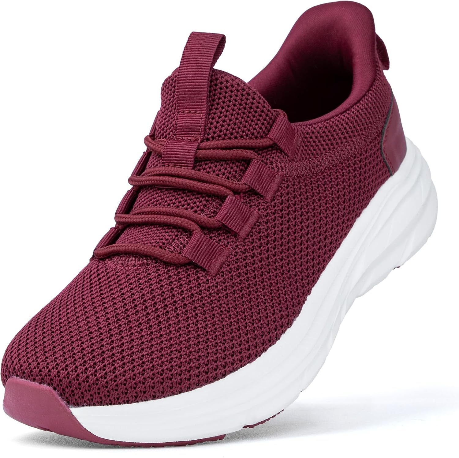 KOLILI Women’s Wide Toe Box Shoes Easy Slip On Cushion Walking Sneakers