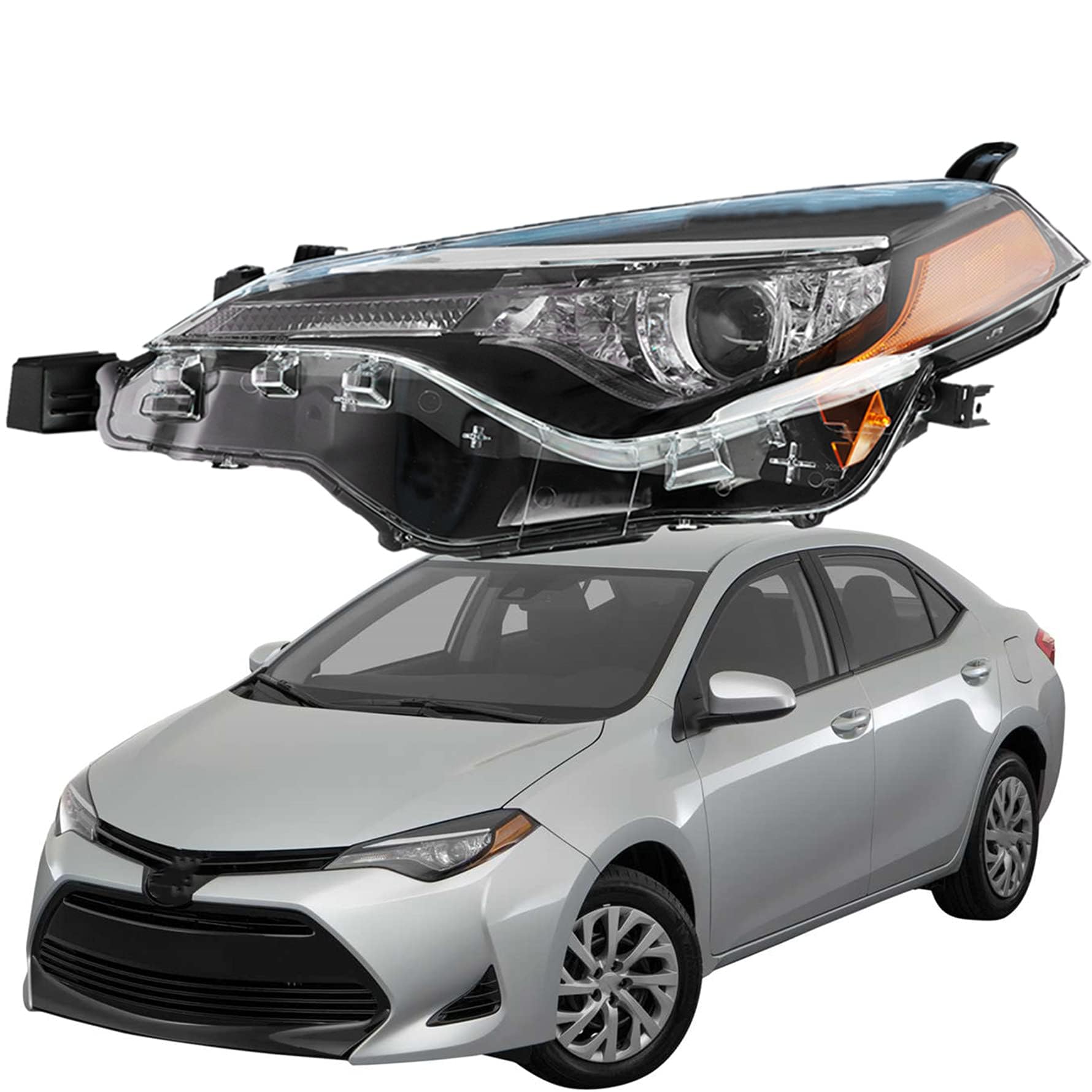 Amazon.com: munirater Headlight Assembly Replacement for