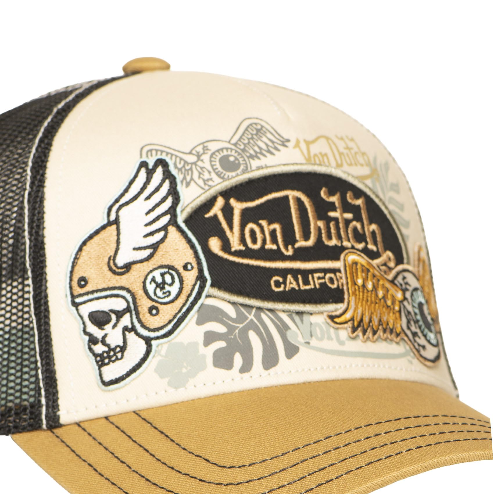 Von Dutch Casquette Trucker Filet Patch brodé Patches