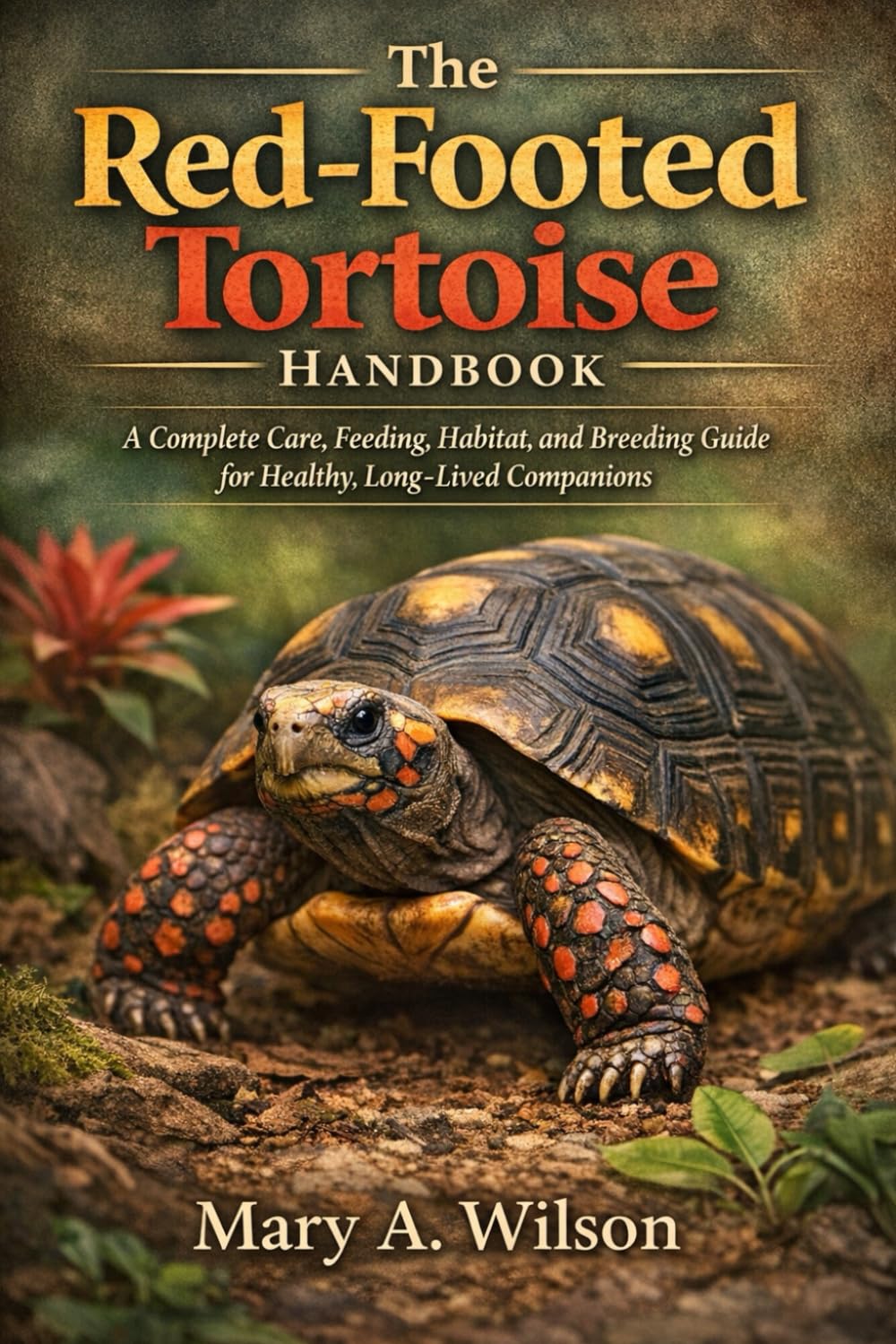 The Red-Footed Tortoise Handbook: A Complete Care, Feeding, Habitat, and Breeding Guide for Healthy, Long-Lived Companions