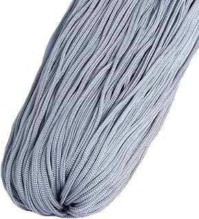 CLISIL 400gram Light Grey Art Yarn Cord Polyester Yarn Macrame Knitting Crocheting DIY Bags Crochet Basket Summer Hat Craft Cord