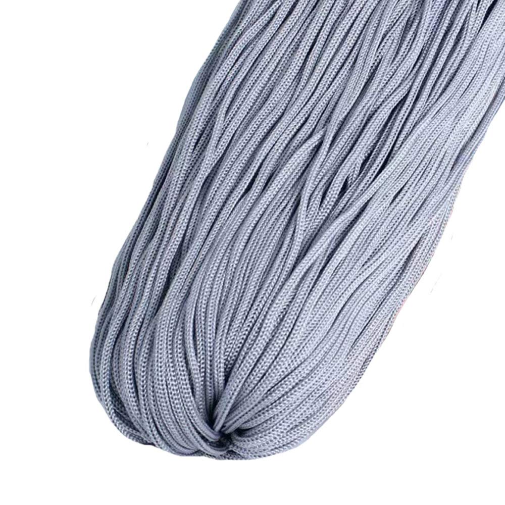 400gram Light Grey Art Yarn Cord Polyester Yarn Macrame Knitting Crocheting DIY Bags Crochet Basket Summer Hat Craft Cord