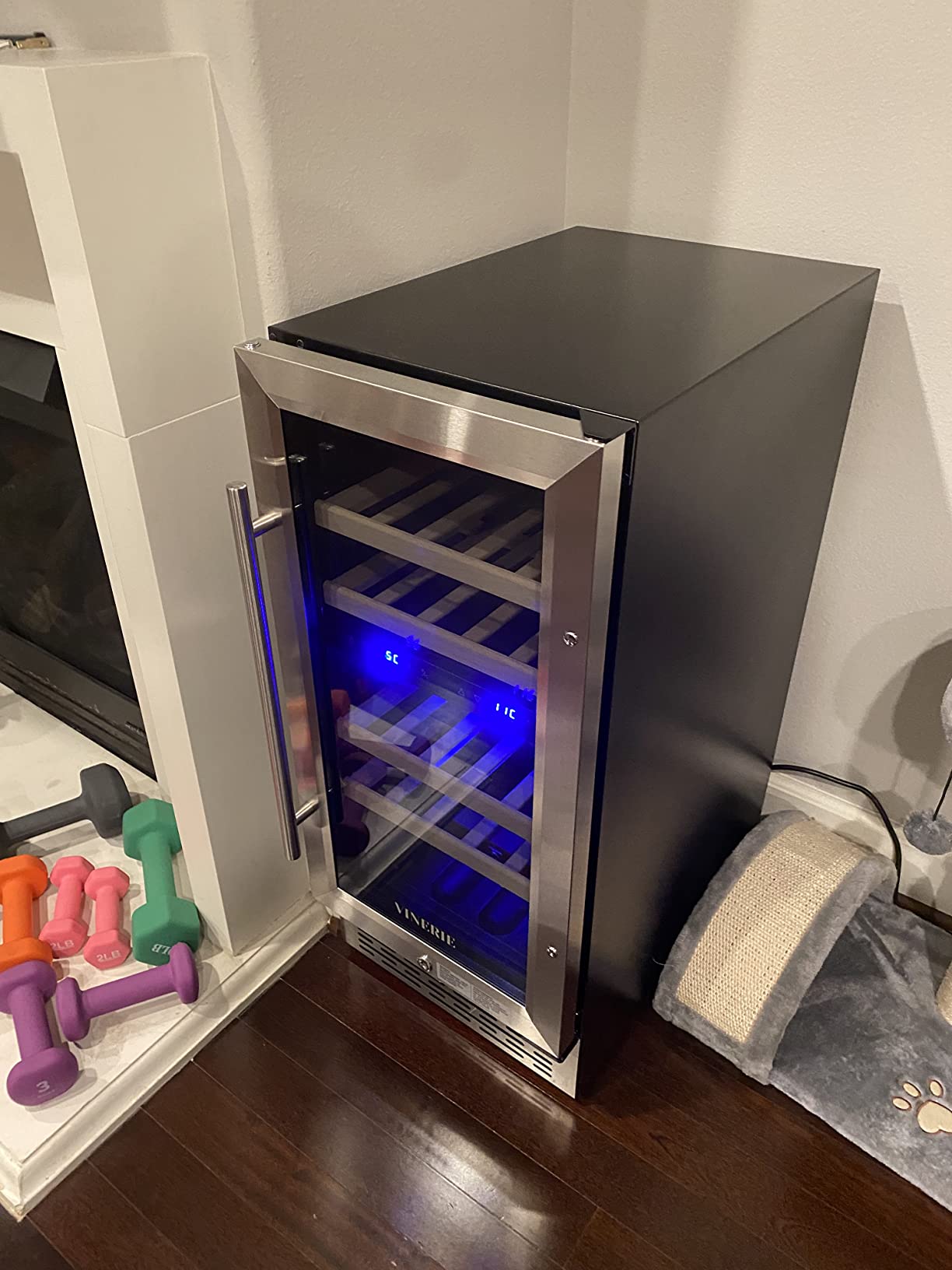 67/mo Finance VINERIE 168 Bottle Wine Cooler Refrigerators, Fast