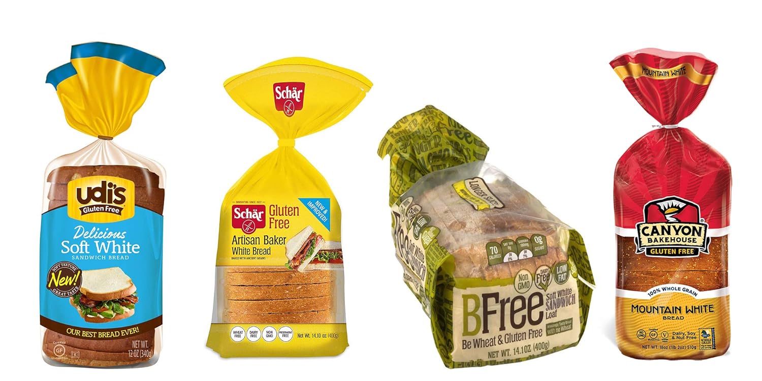 Gluten Free Bread Variety Pack, Contains Udi's GF