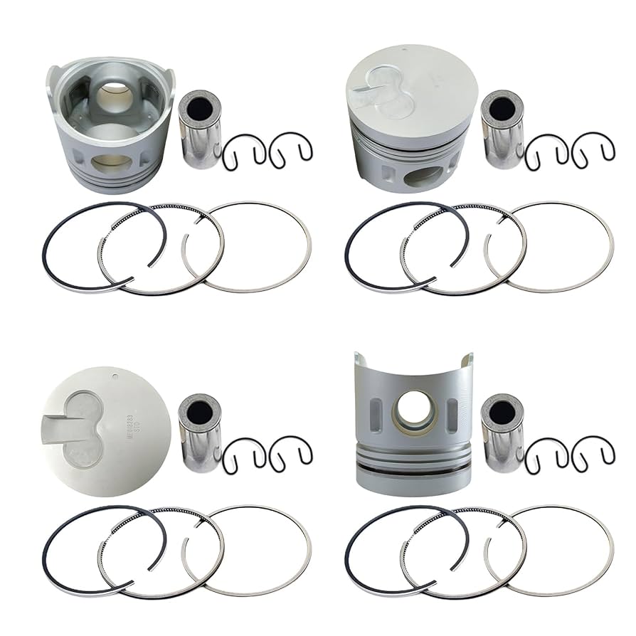 Amazon.com: Pmtihxu 4PCS 4D36 Piston + Piston Rings For