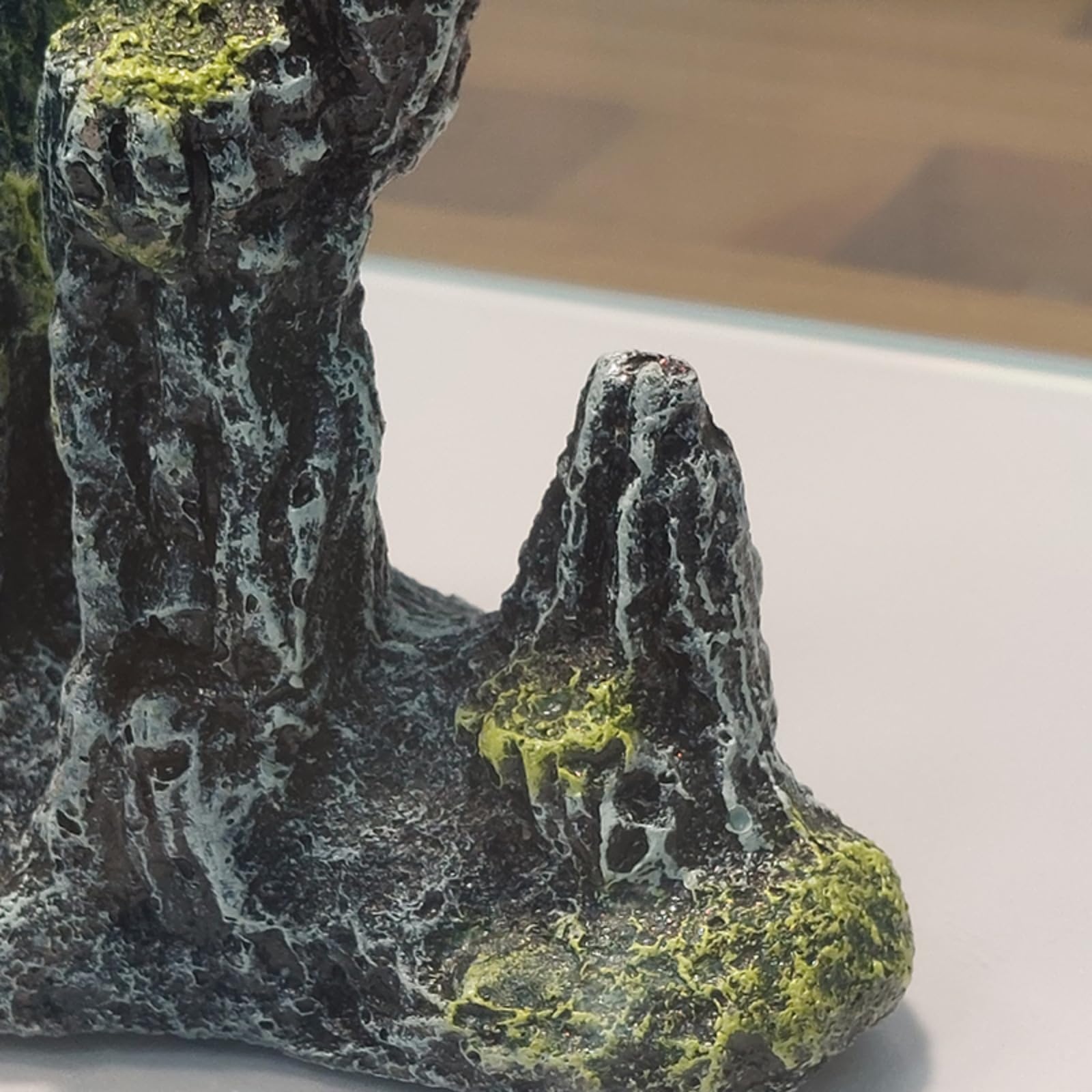 Adornos de acuario de simulación de paisajismo, 13 cm, decoración de micro paisaje para peceras