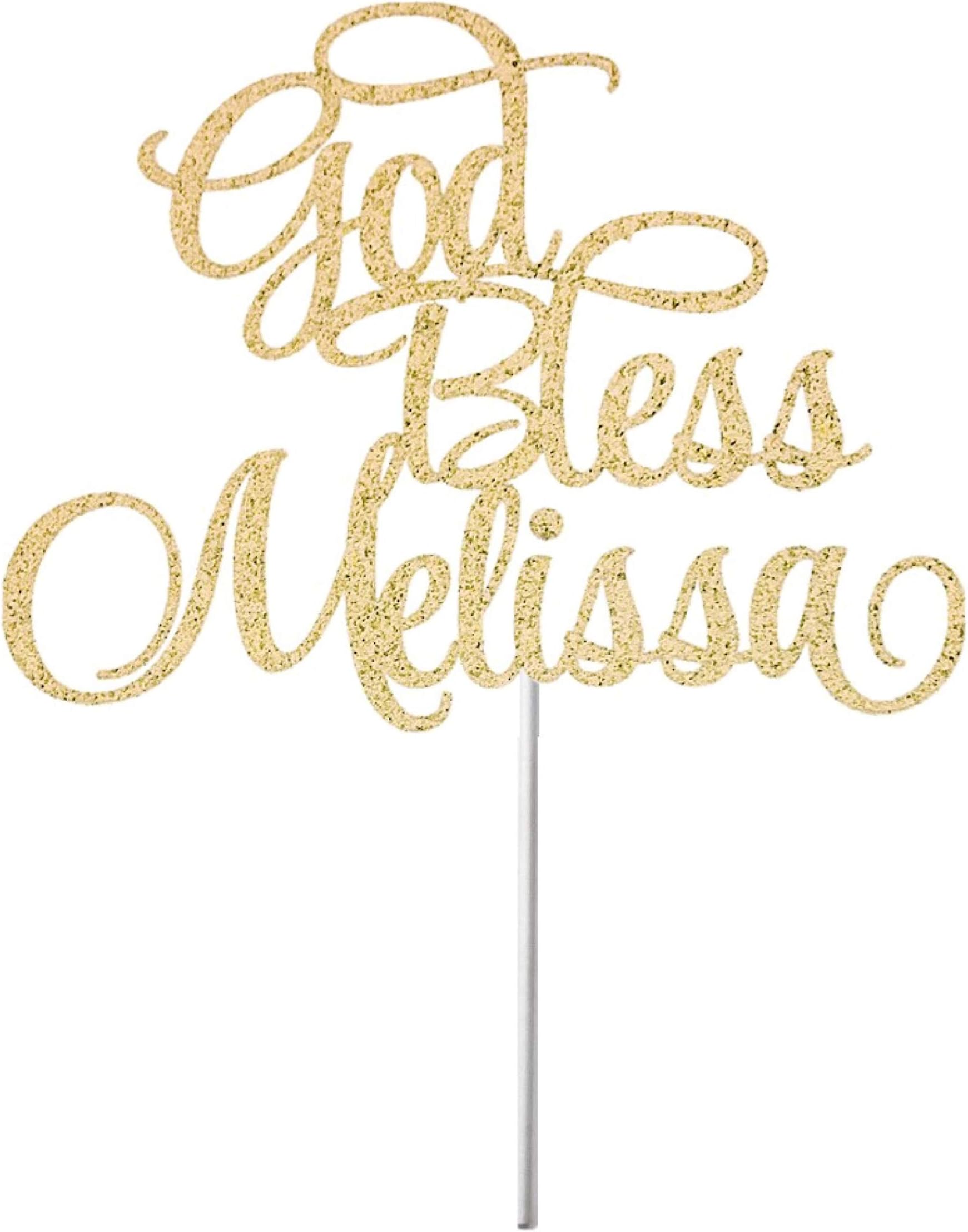 Baptism Cake Topper God Bless Cake Topper Cross Cake Topper Baptism Boy Girl Cake Topper Religious Decorations First Holy Communion
