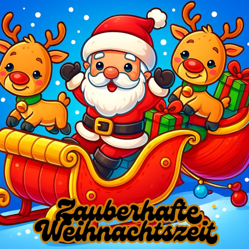 Mein fröhliches Weihnachts-Ausmalbuch: Süße Weihnachtsmotive zum ausmalen