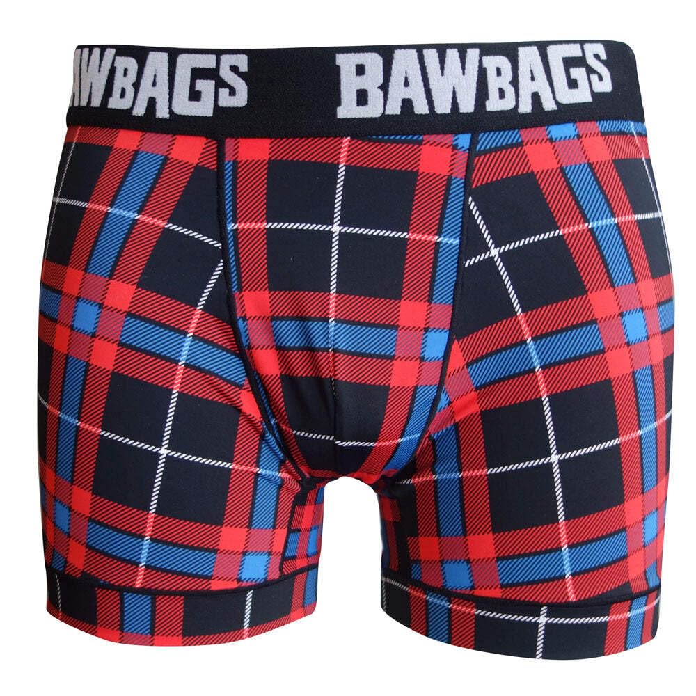Bawbags Cool De Sacs Tartan Technical Boxer Shorts