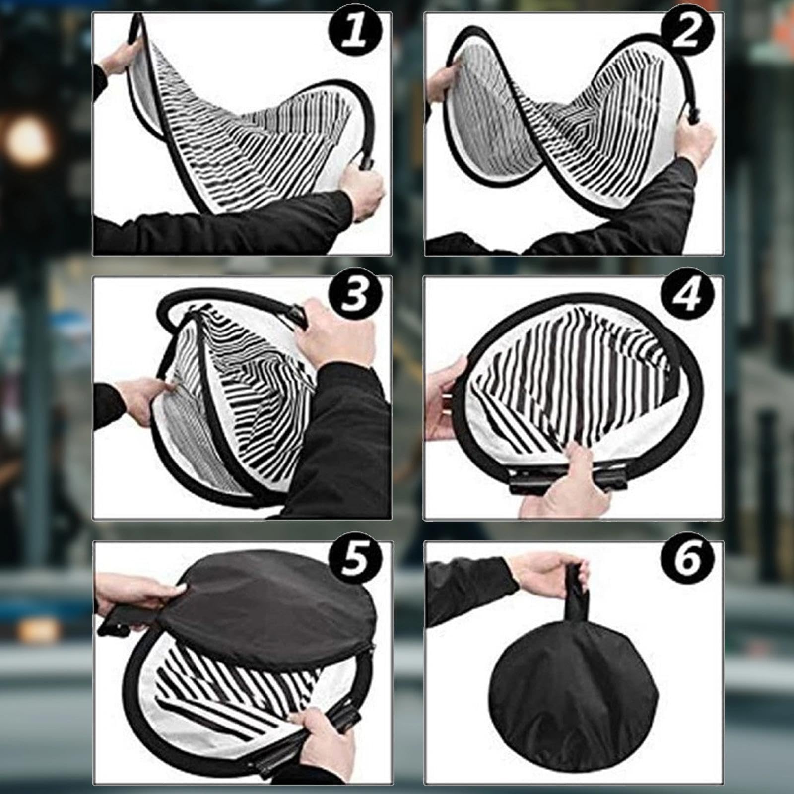 Lavagna Riflettente a Ammaccature Auto 70 cm Pieghevole Pannello delle Ammaccatura con Borsa per Riparare i Graffi delle Portiere del Corpo