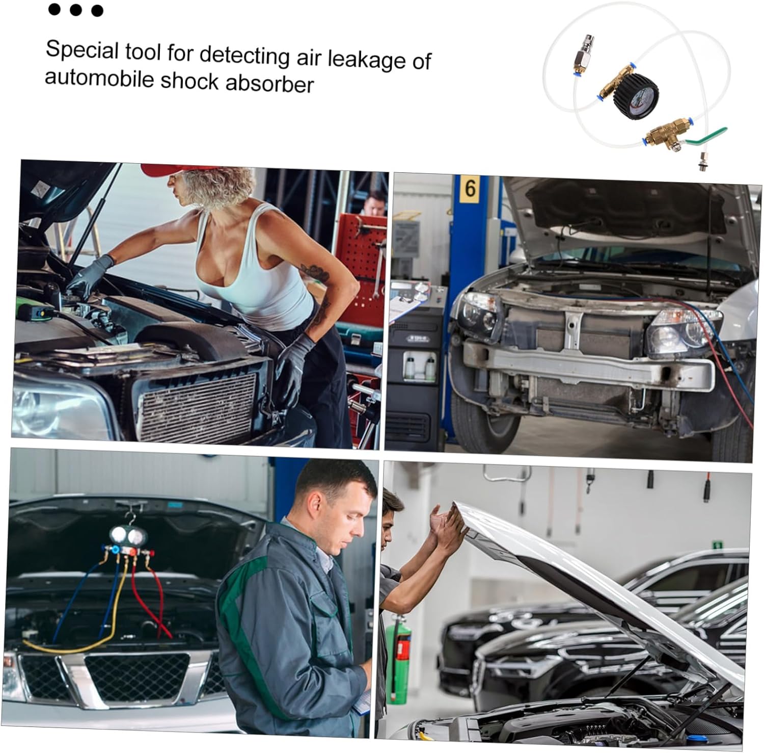 Efficient Leak Detection for Car Shock Absorbers Pneumatic Leak Detection Tool Car Repair Accessories