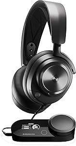 SteelSeries Arctis Nova Pro - Cuffie da gaming multi-sistema - Audio Hi-Res - Audio spaziale a 360° - GameDAC Gen 2 - Microfono ClearCast Gen 2 - PC, PS5, PS4, Switch