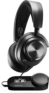 SteelSeries Arctis Nova Pro Multi-System Gaming Headset – Hi-Res Audio – 360° Spatial Audio – GameDAC Gen 2 – ClearCast Ge…