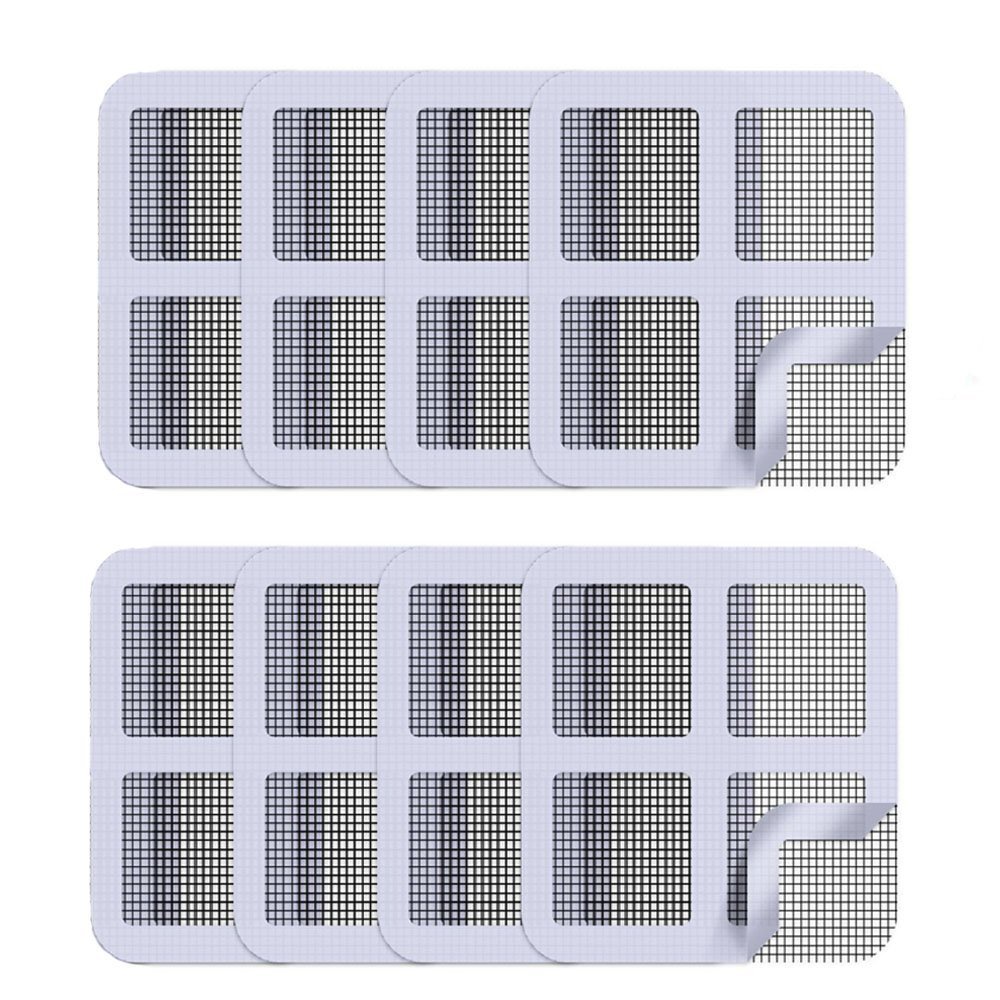 RKPM HOMES Mosquito Net Repair Fix Tape Patch Adhesive Fixing Square(Set Of 2)