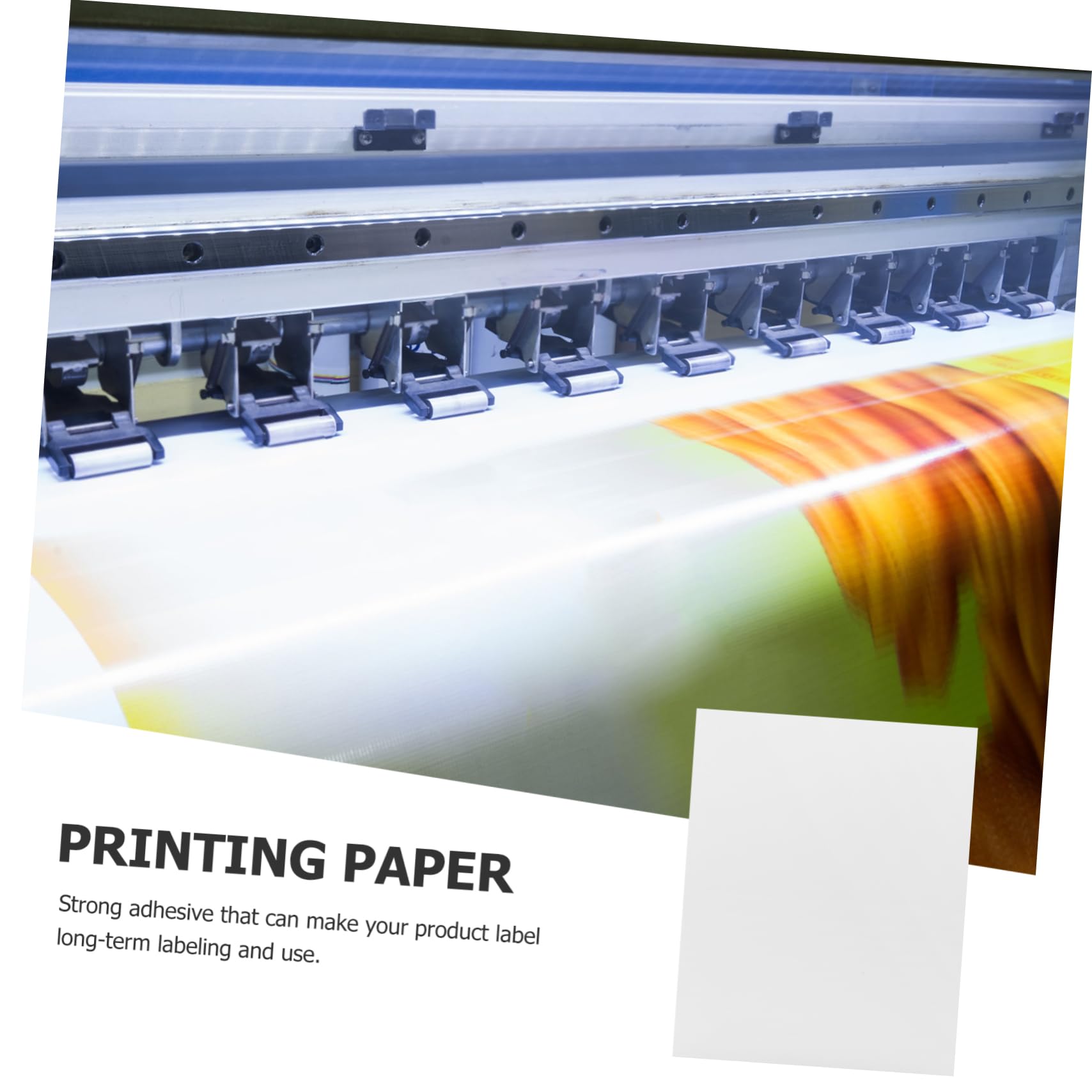 MAGICLULU 60feuilles Papier Autocollant pour Imprimante Étiquettes Imprimables Utilisation Multiple Résistant aux Rayures