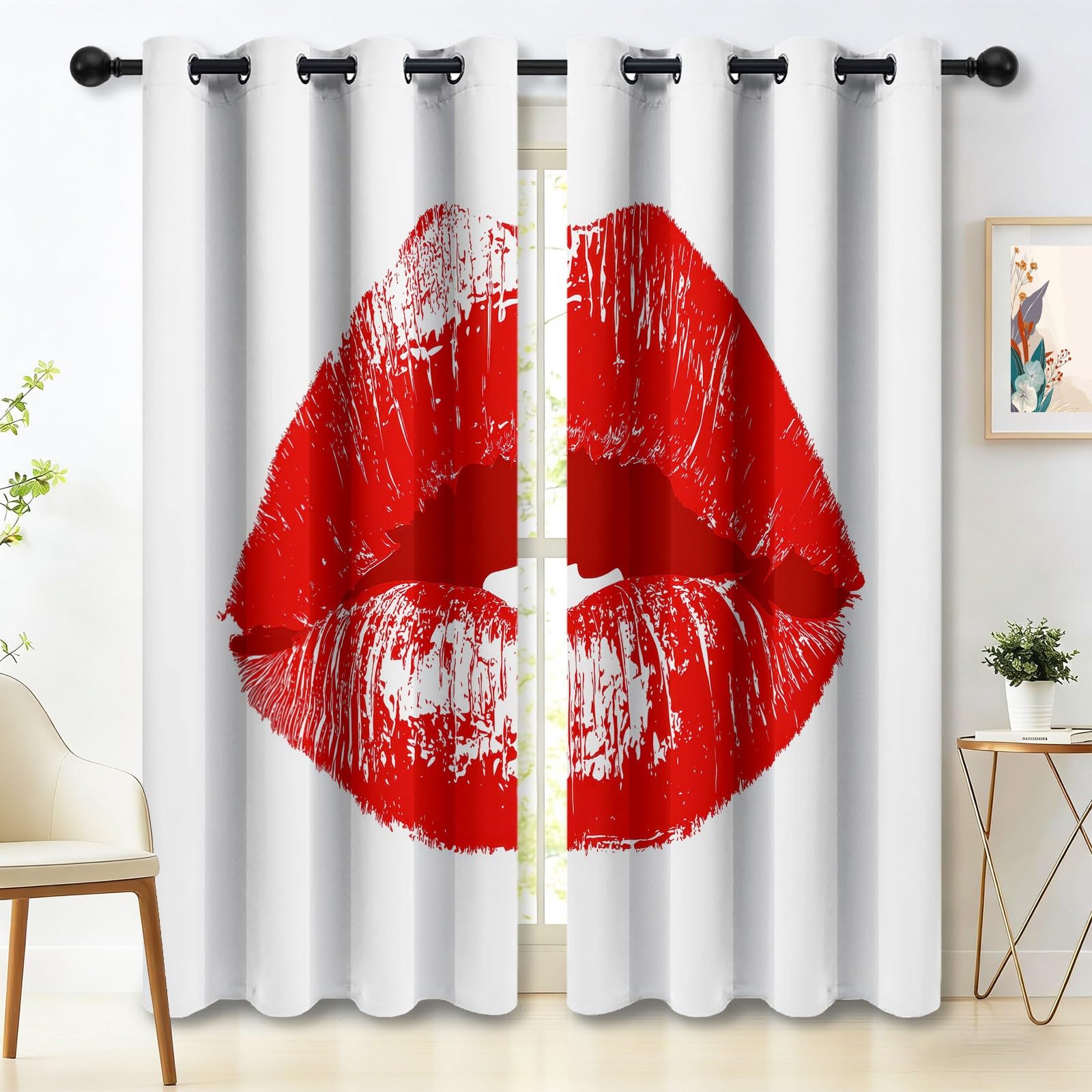 Rideaux occultants thermiques isolants à oeillets salon chambre 100x245cm