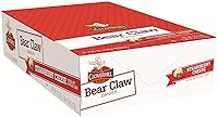 Vista 2 de Cloverhill Bakery Bear Claw - Queso de fresa danés, 4.25 onzas, caja de exhibición de 6 unidades, 6 unidades (paquete de 1)
