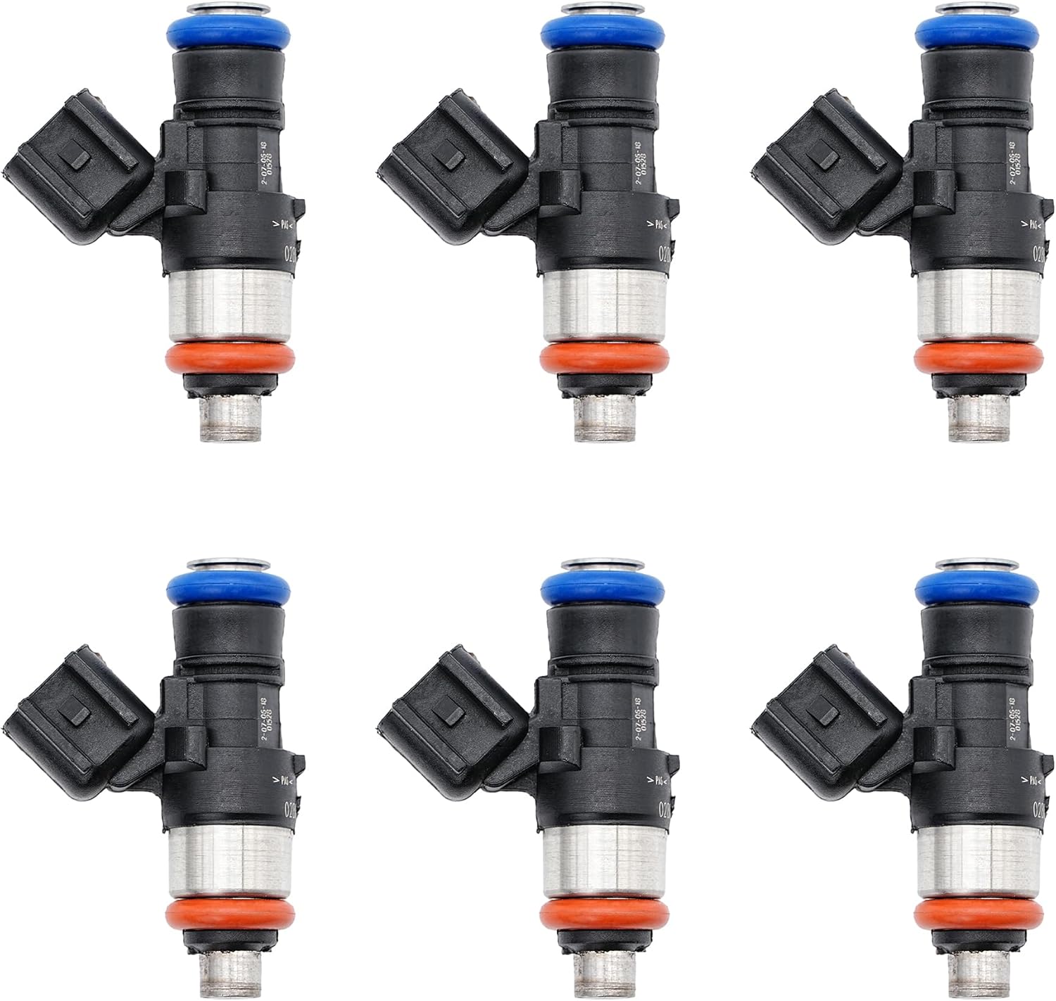 0280158091 Fuel Injectors for Ford Edge Fusion Flex Taurus X Taurus Lincoln MKZ MKX MKT MKS Mazda CX-9 Mercury Sable 3.5L 3.7L 2007-2015 (6PCS)