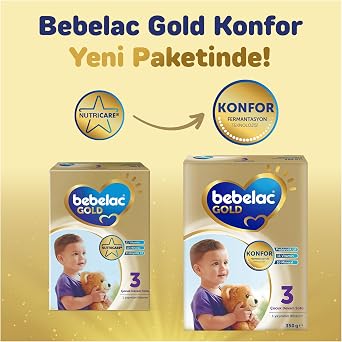 Bebelac Gold 3 Children's Continuation Milk, 3X800GR 9-12 MONTHS
