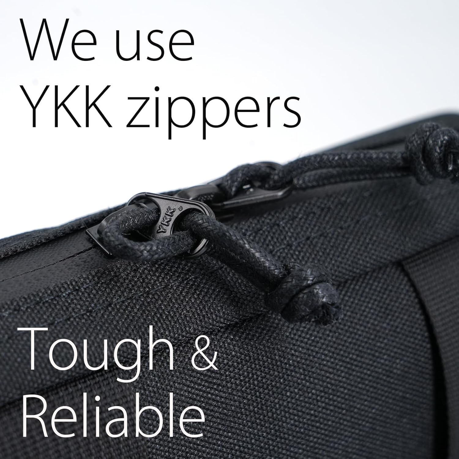 diodrio 2 Pack Belt Pouches for Men Women YKK Zippers, EDC Tactical Pouch Bag for Men, Admin Pouch, Waist Pack for Hiking Traveling, Water Proof, Black - Image 6