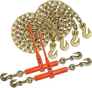 VULCAN Chain and Binder Kit - Grade 70-3/8 Inch x 20 Foot - 6600 Pound Safe Working Load