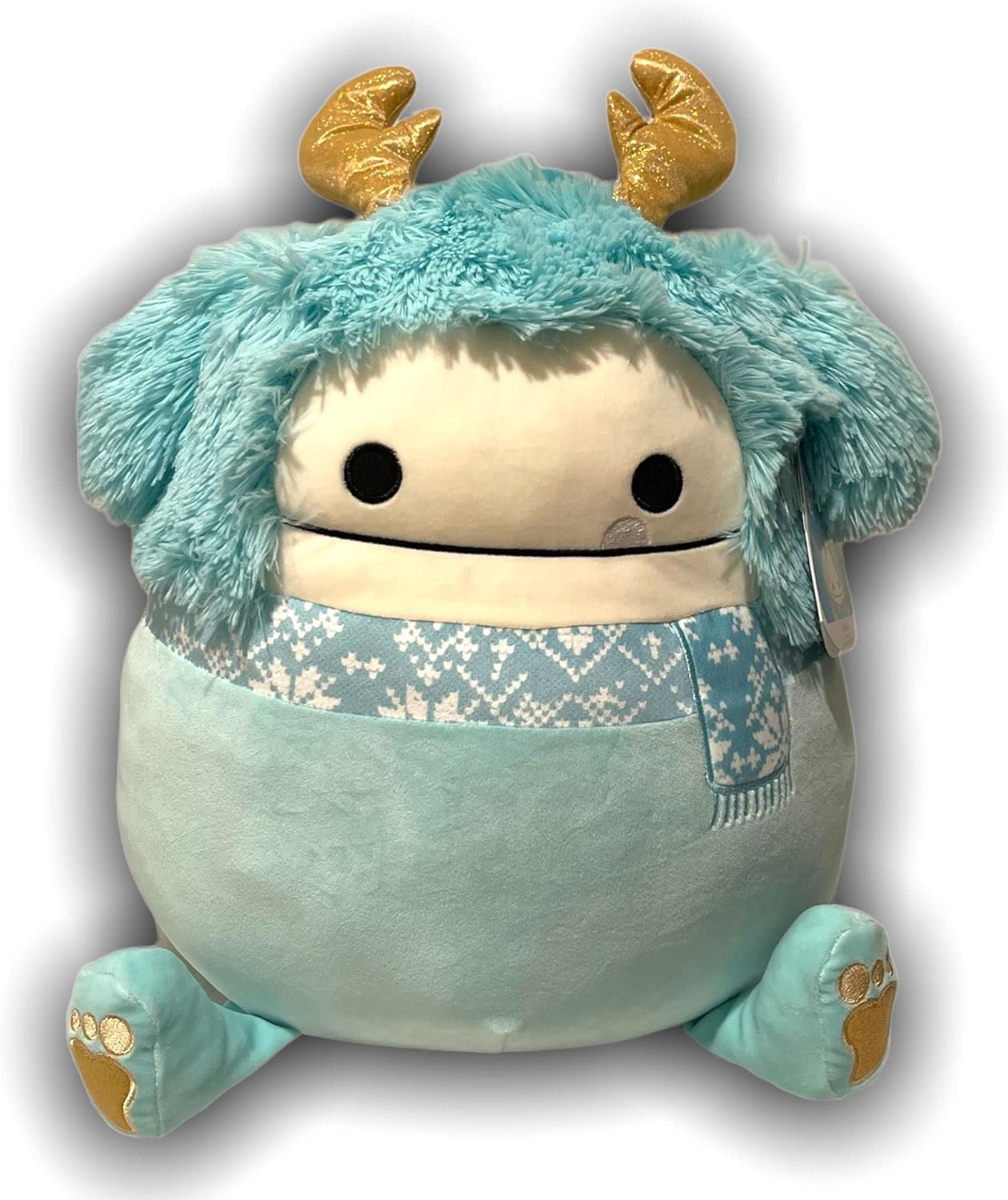 Squishmallows Official Kellytoy 16 Inch Soft Plush Squishy Toy Animals (Joelle Holiday Bigfoot)