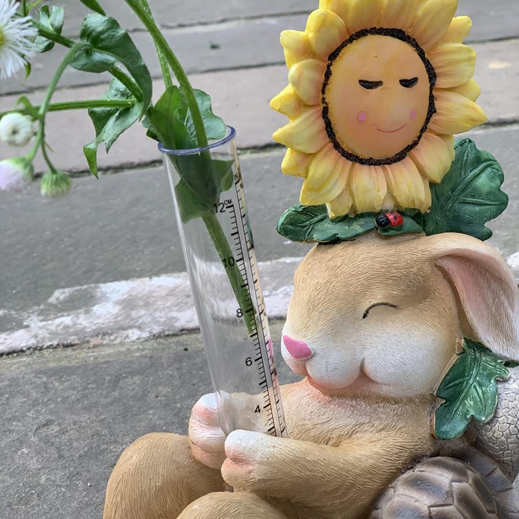 Kartka z życzeniami Outdoor Courtyard Żywica Symulacja Królik Dekoracja Ozdoby Ogród Ogrodnictwo Krajobraz Zwierząt Rzeźba Ozdoba Taras Balkon Dekoracja trawnika Karta wakacyjna