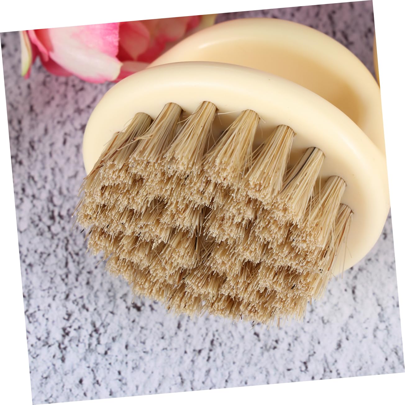 Healeved Beard Maintenance Kit 2pcs Boar Bristle Brush for Men's Beard Cleaning Styling