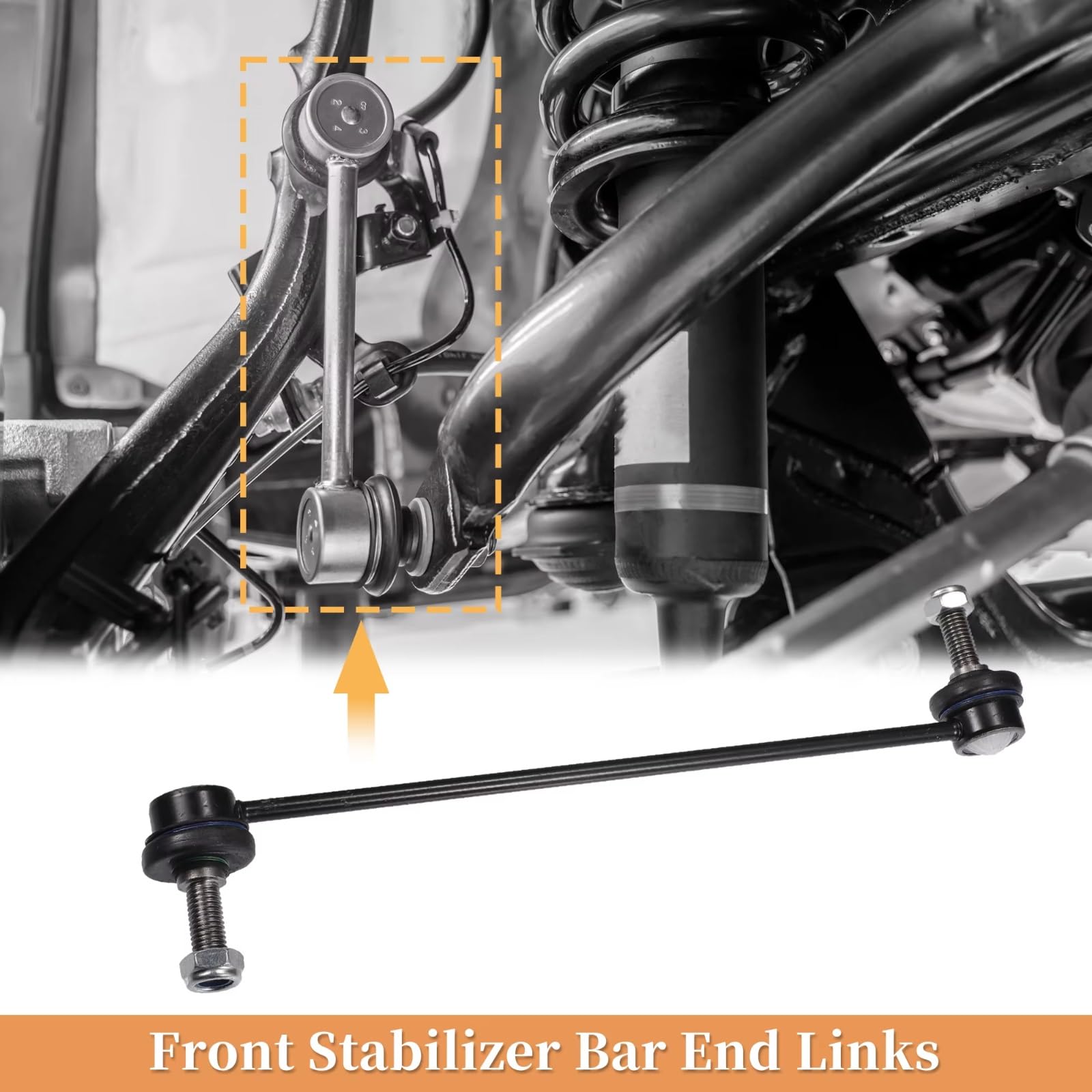 1 Paar Stabilisatorstreben für die Vorderachse für C&Itroen Xsara Nr. 0 (1998–2005)