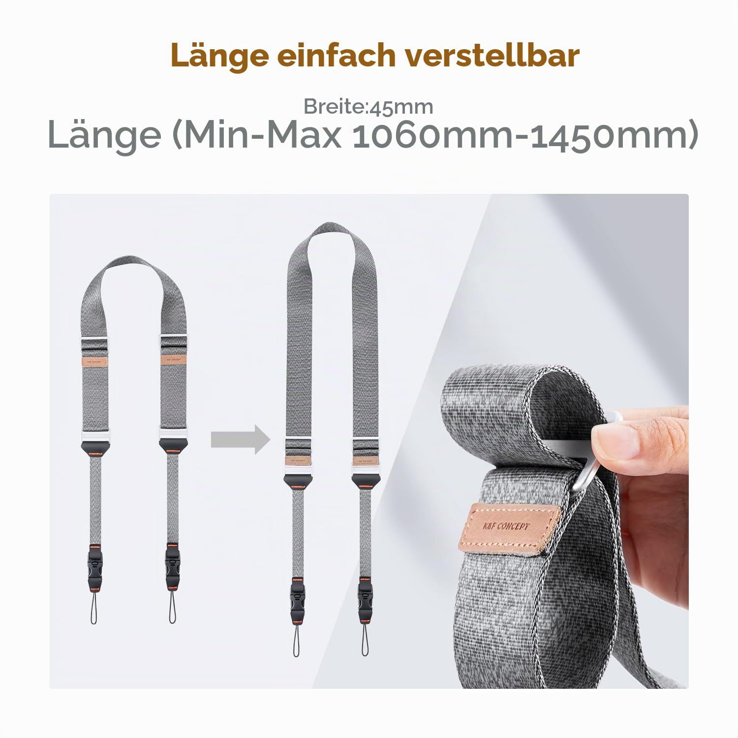 K&F CONCEPT Kamera-Schultergurt für Fotografen Kamera-Umhängegurt