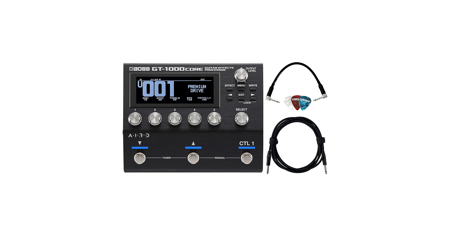 Amazon.com: Boss GT-1000CORE Guitar Effects Processor Bundle