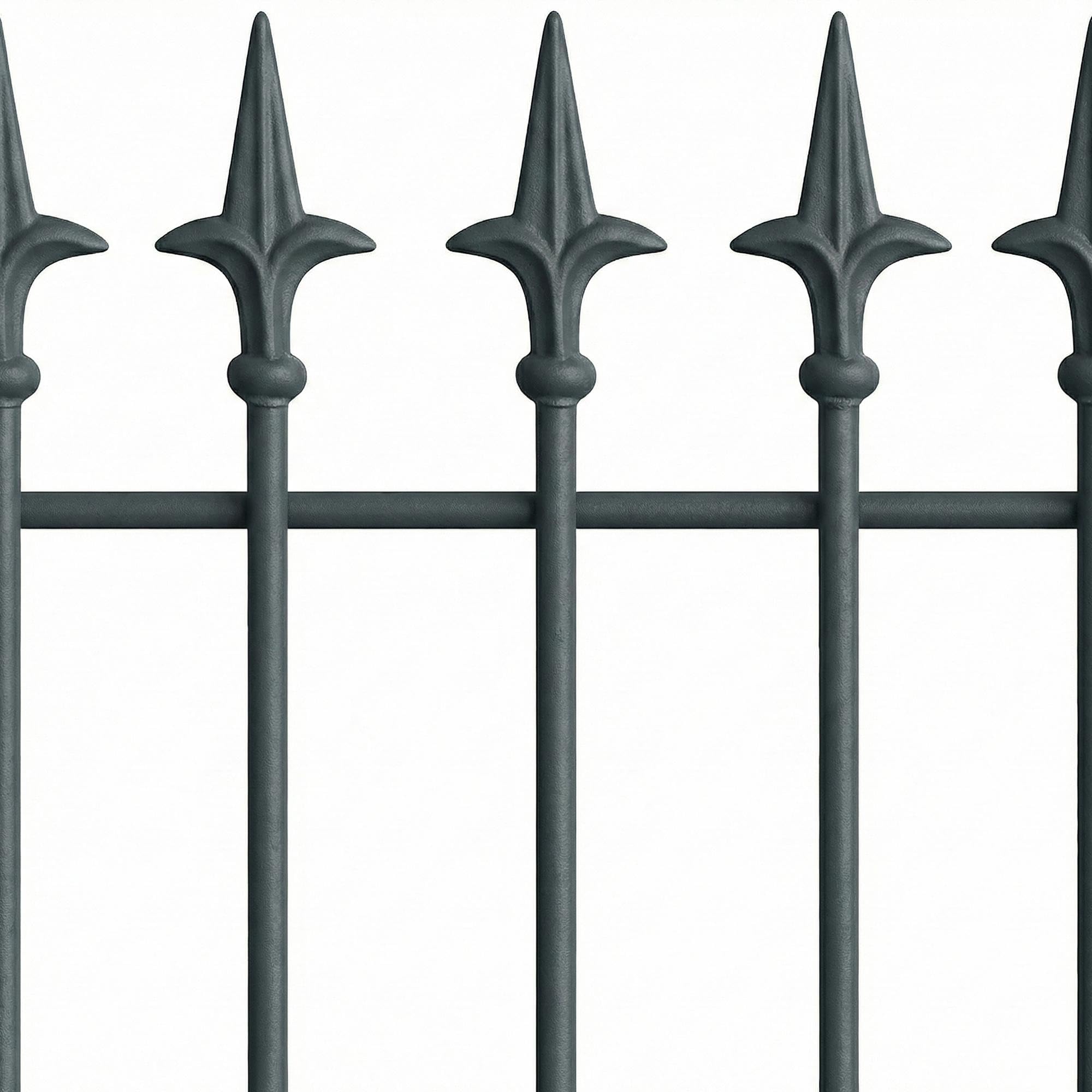 CLP Juego de 2 celosias de Metal 100x50 cm Elisa, Soportes estables para Rosales y Hiedra, en Estilo modernista, para Jardin, Color:Antracita