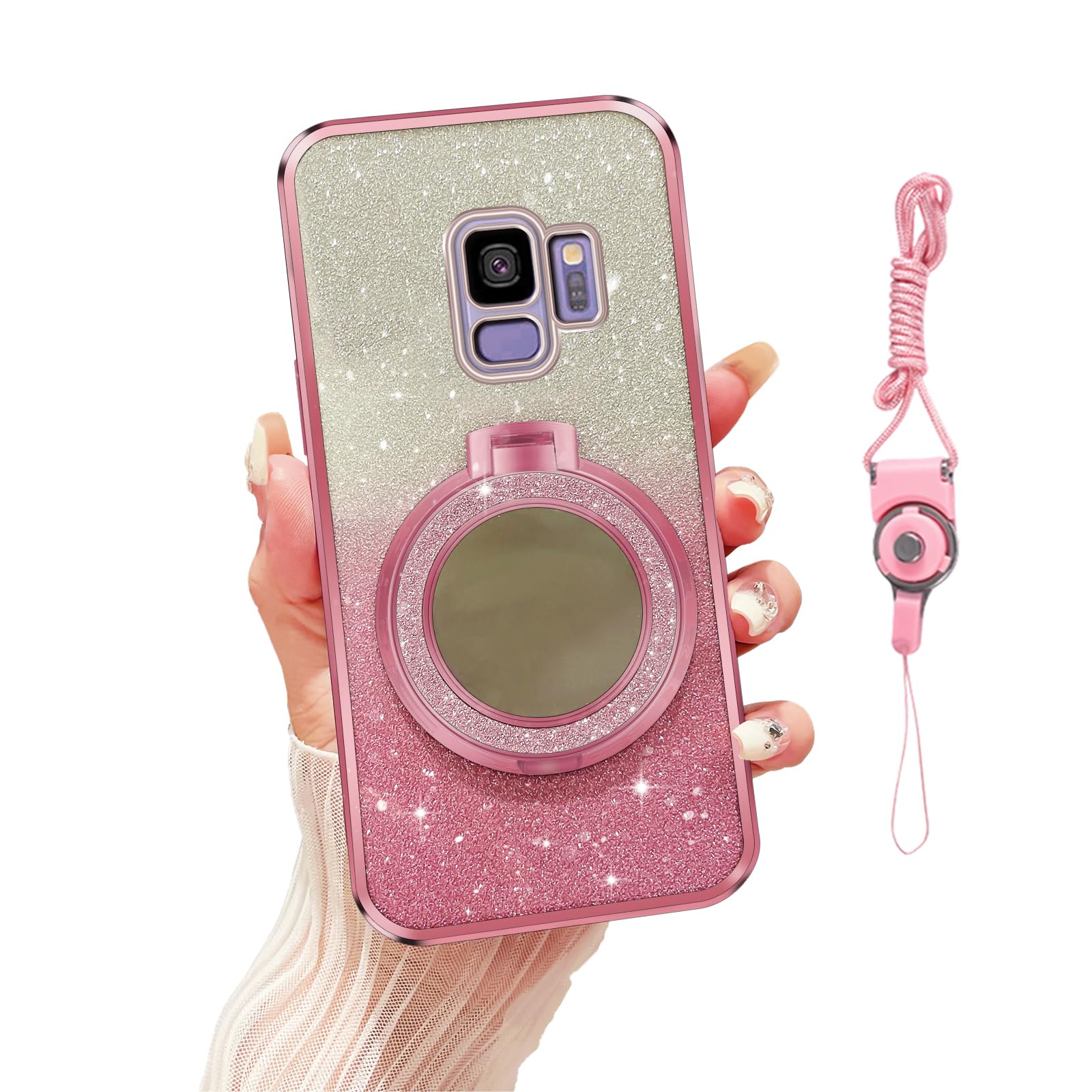 Amazon.com: Nuouxoco for Samsung Galaxy S9 Case with Lanyard Strap