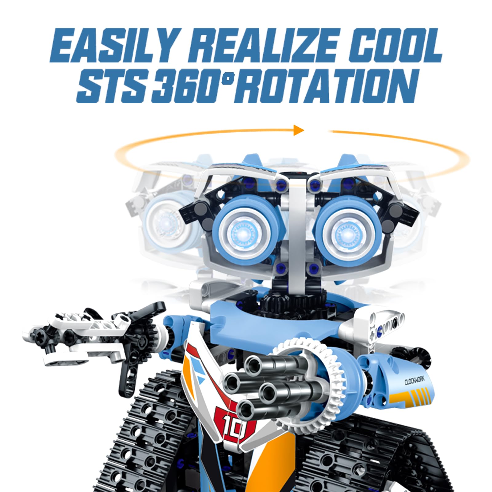 Robot Toys for Kids Ages 8-14, Remote & App-Controlled 3 in 1 STEM Robotics Set for Kids, Creative Birthday for Boys Girls Aged 8 9 10 11 12+ (695 Pieces)