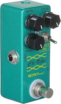 Chorus/Vibe Effect Pedal, /MOSKY CH VIBE Effect Pedal,Effector, Green