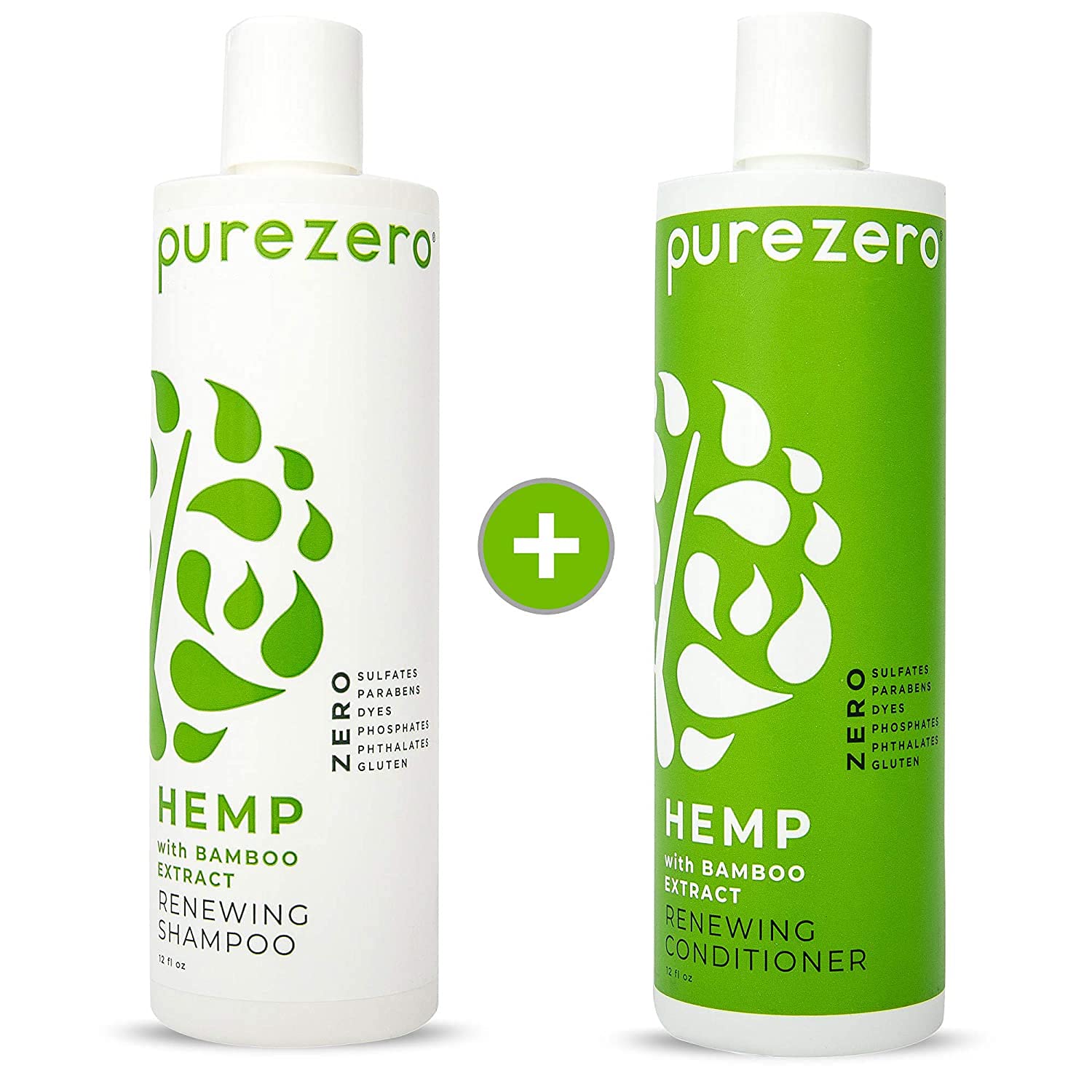 Amazon.com: Purezero Hemp & Bamboo Shampoo & Conditioner Set