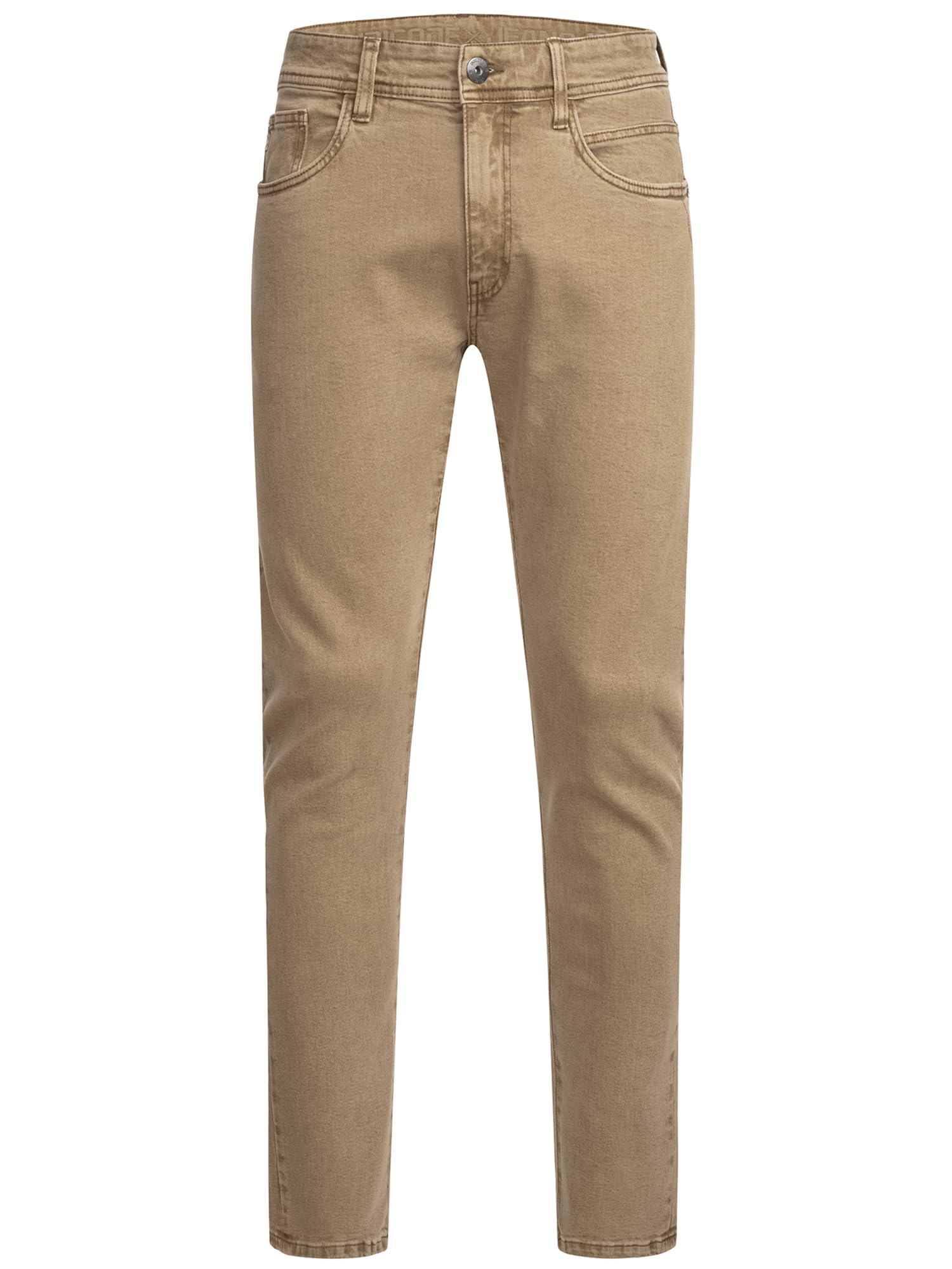 Indicode Herren INSamario Jeanshose Denim aus 99% Baumwolle mit 5 Taschen