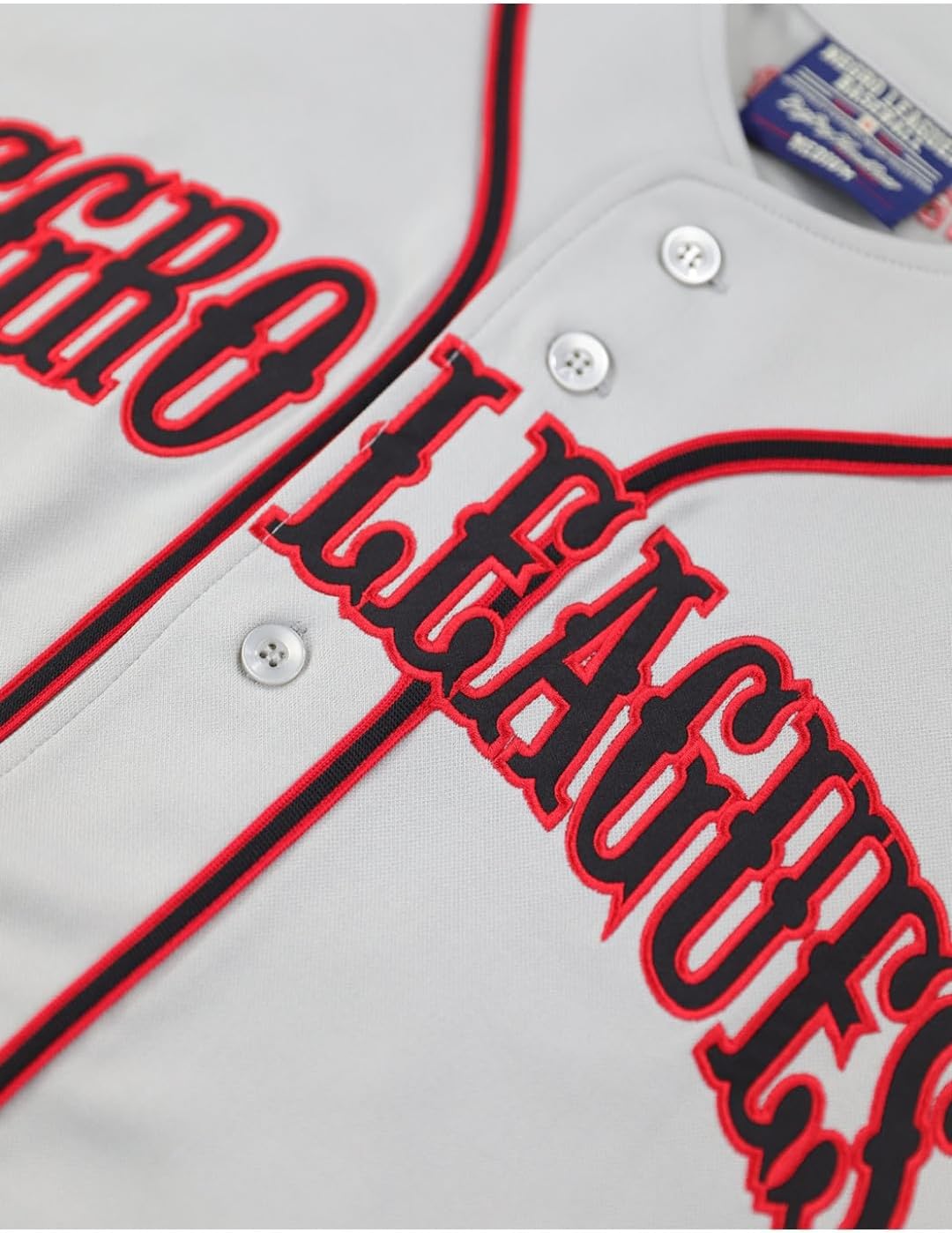 Big Boy Negro Leagues Baseball Museum NLBM S5 Commemorative Adult Baseball Jersey [Grey] - ID#75050-79-207-0-0