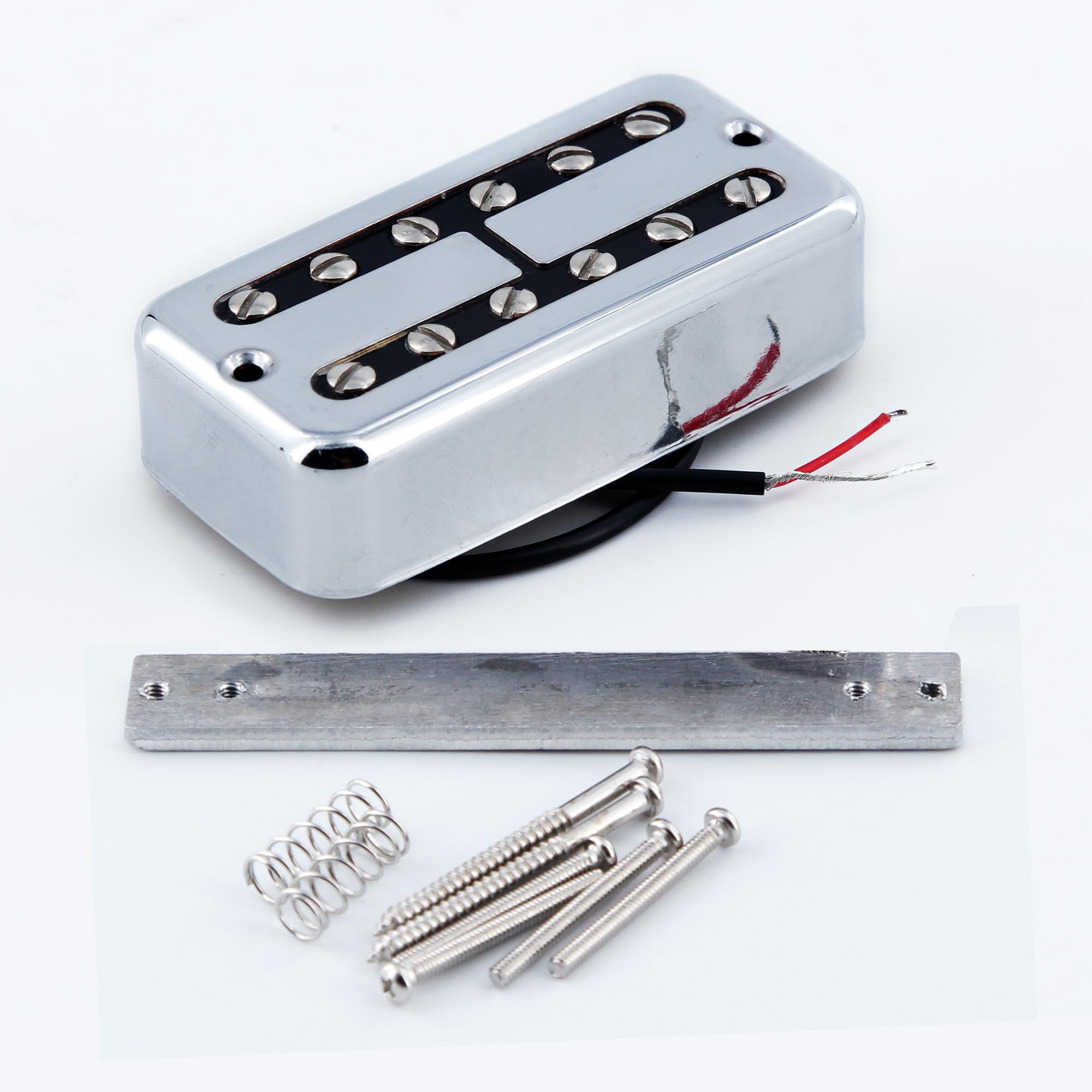 FLEOR Alnico 2 Puente Humbucker para guitarra eléctrica, 4-5K, pastilla para guitarra estilo FT, cromado