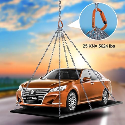 Miniatura 4 de FVW - Mosquetón de escalada con bloqueo automático, mosquetón profesional de 25 KN (5620 libras) para rappel, columpio, rescate y gimnasio, etc.,