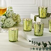 Vista 4 de Raiten 50 portavelas votivas de vidrio a granel, portavelas votivas para decoración de bodas, fiestas, centros de mesa para mesa, hogar, despedida