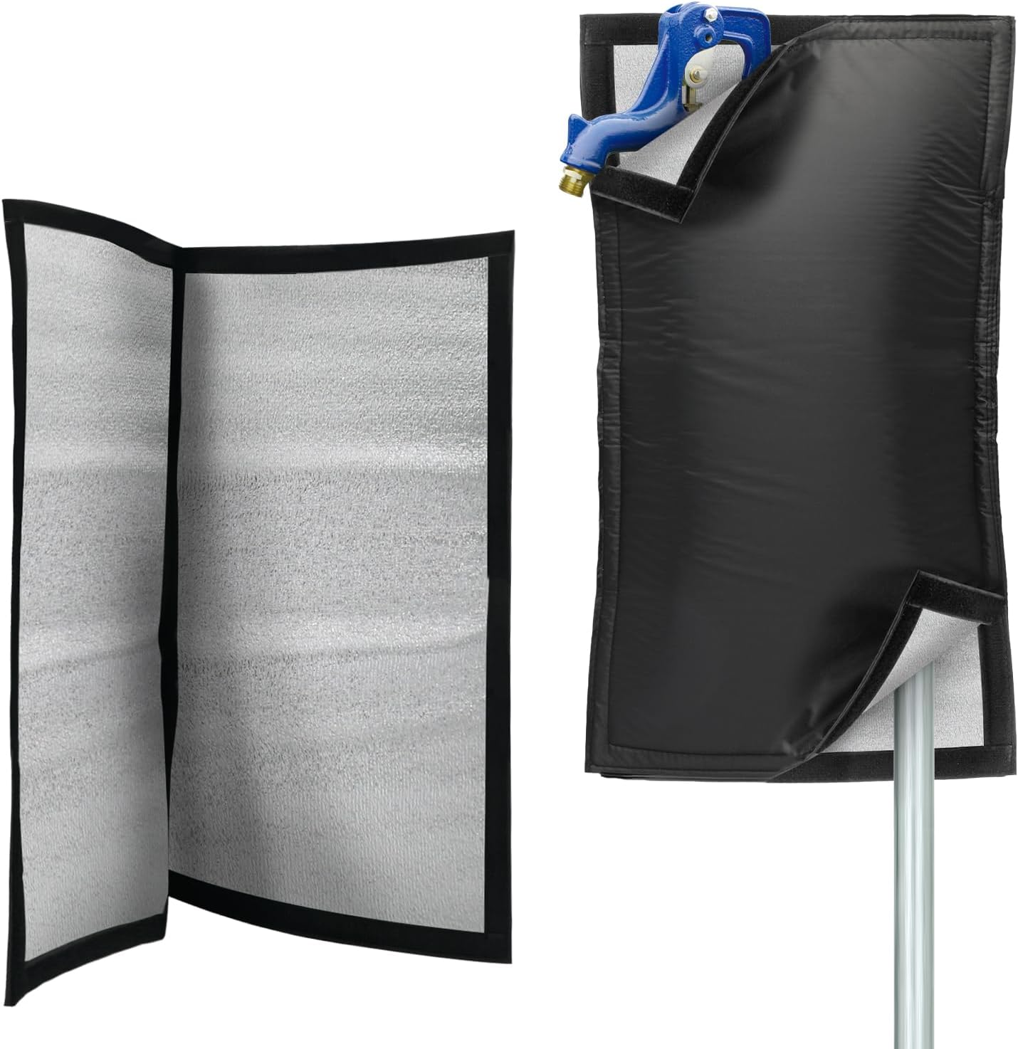 Insulated Outdoor Faucet Covers for RV Park & Yard Hydrant, 25"x13.5"Hose Bib Covers Reusable Thicker Waterproof Insulated Spigot Cover, Ideal for Garden Lawn and Sprinkler Systems (1 Pack)