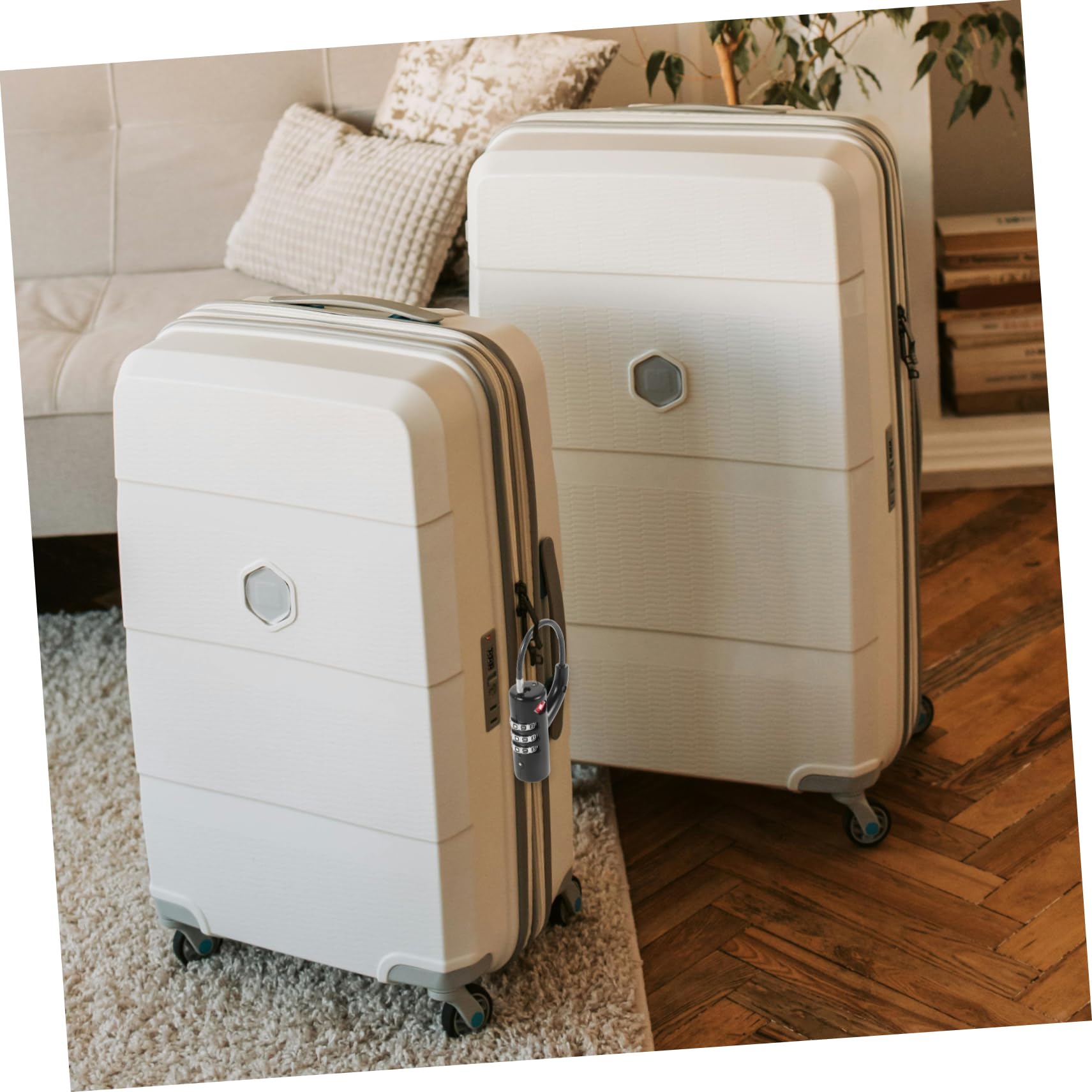 ULTECHNOVO 3piezas Candado De Combinación Para Equipaje Tsa Seguridad Maletas y Mochilas y Fácil De Usar y Portátil