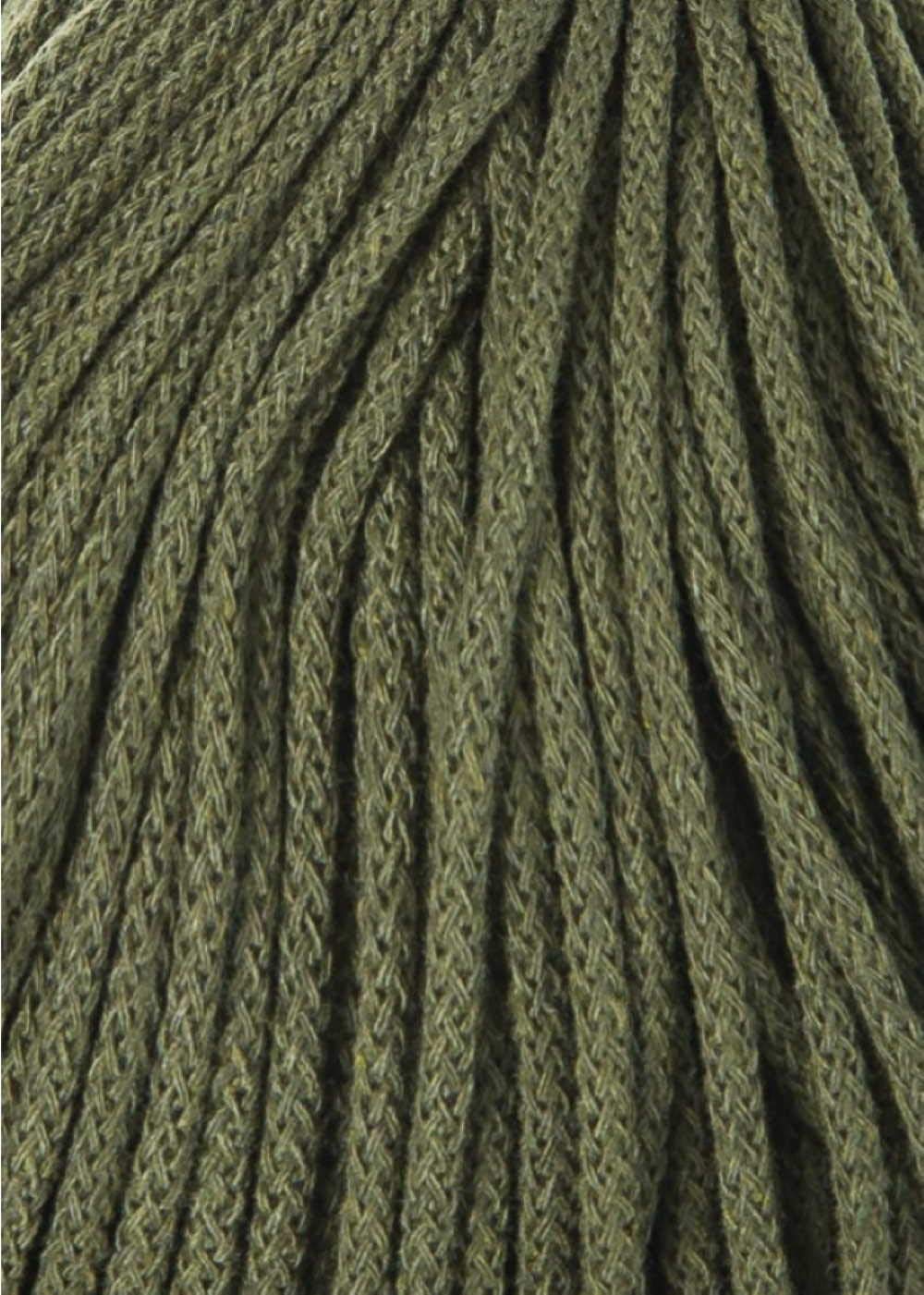 Bobbiny Junior 3 mm gevlochten macramé koord 100% gerecycled katoen (perfect blauw) 100 m