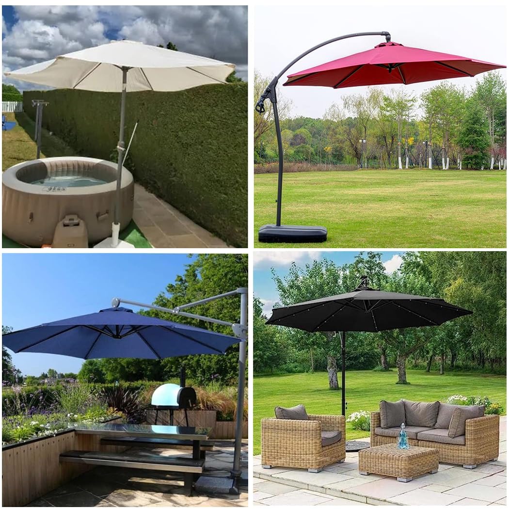 Auvent De Remplacement Pour Parasol 300×300cm 300x200cm 200x200cm 4/6/8