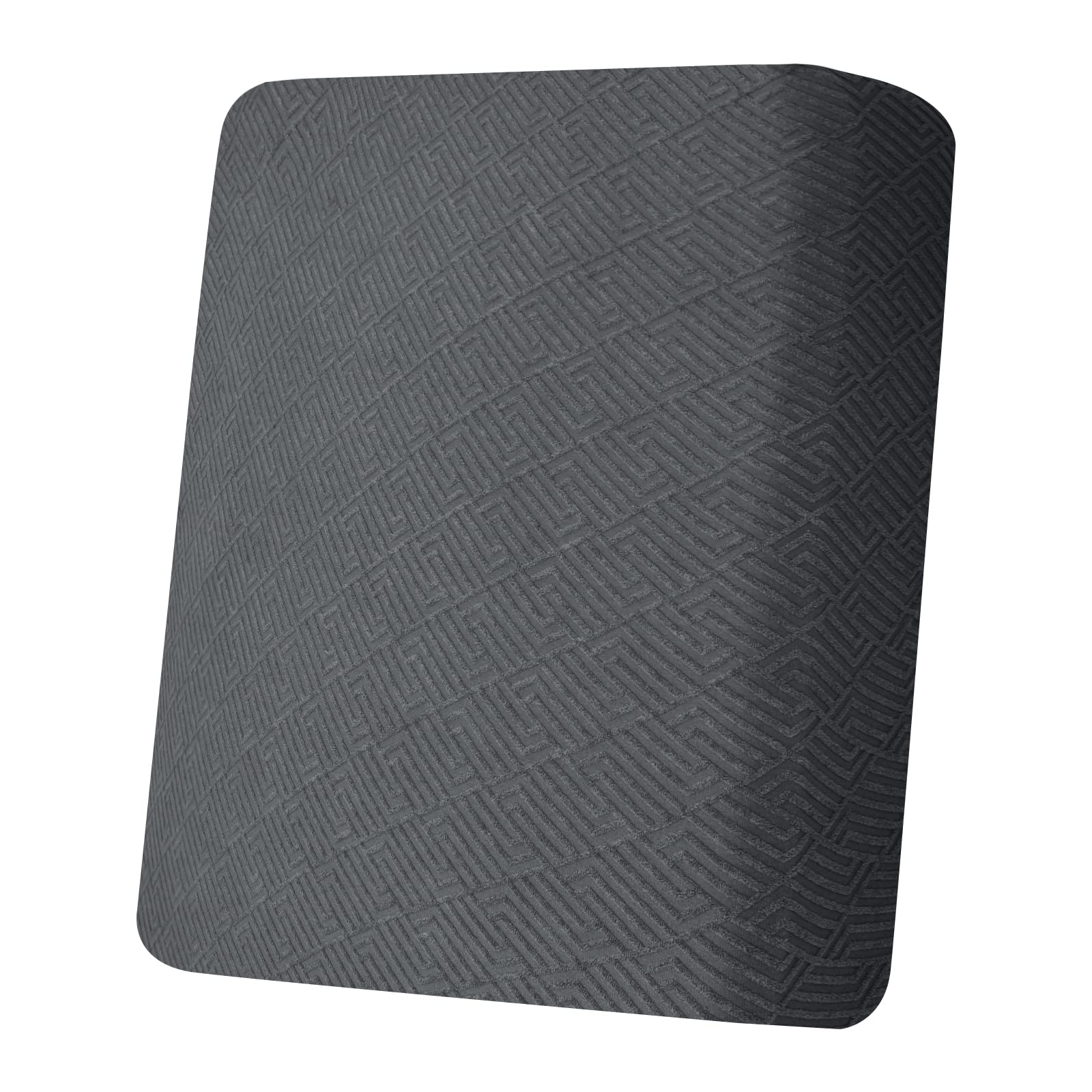 CHELZEN Stretch Sofa Seat Cushion Cover, Fitted Sofa Cushion Slipcovers, Couch Cushion Covers, Replacement for Individual Cushion Furniture Protector (1 Seater, Dark Gray)