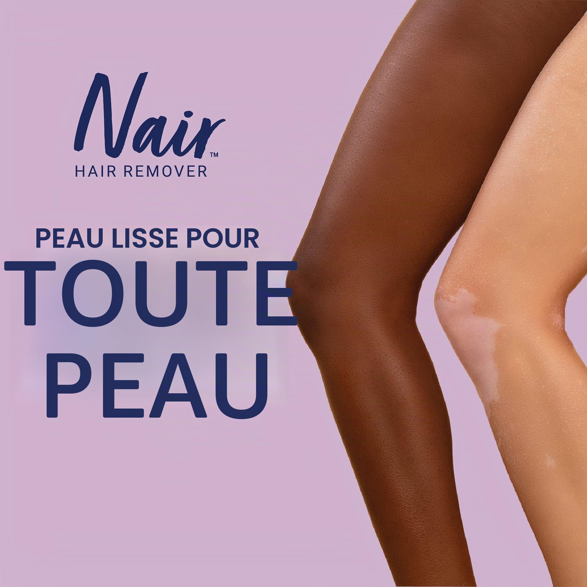 Nair Lotion dépilatoire pour les jambes - Enrichie en extraits d'aloès et en lanoline - Pour une peau lisse et radieuse